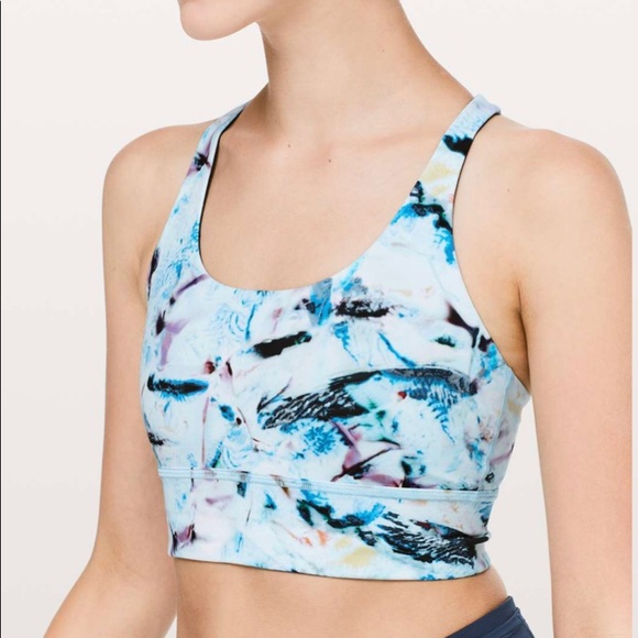 Lululemon Mind Over Miles Bra Size 6 Racerback Strappy Exposure Multi - Picture 4 of 8